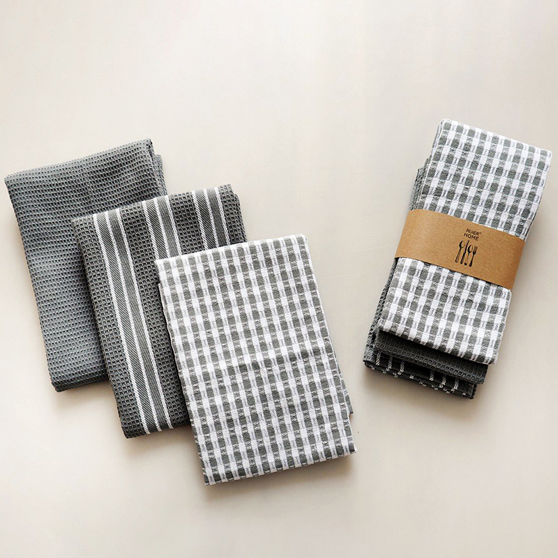 Essential Grey Kitchen Towel Set